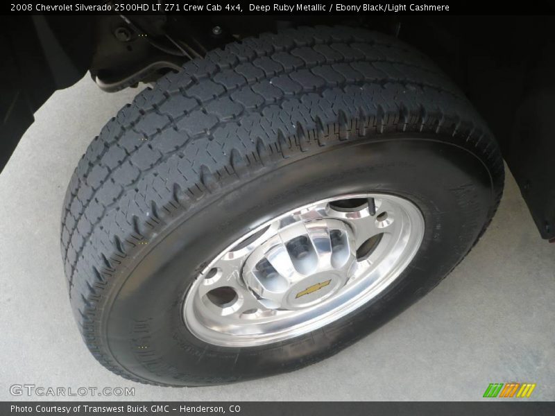 Deep Ruby Metallic / Ebony Black/Light Cashmere 2008 Chevrolet Silverado 2500HD LT Z71 Crew Cab 4x4