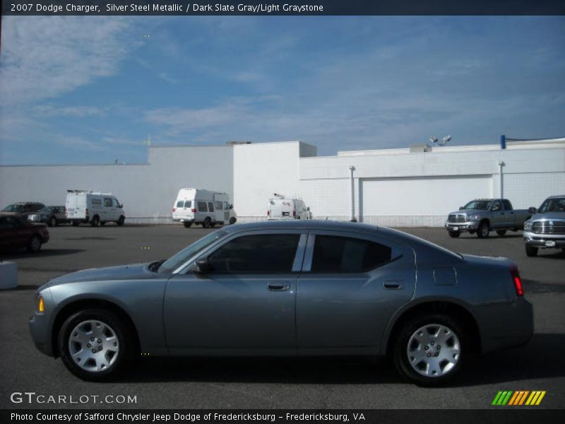 Silver Steel Metallic / Dark Slate Gray/Light Graystone 2007 Dodge Charger