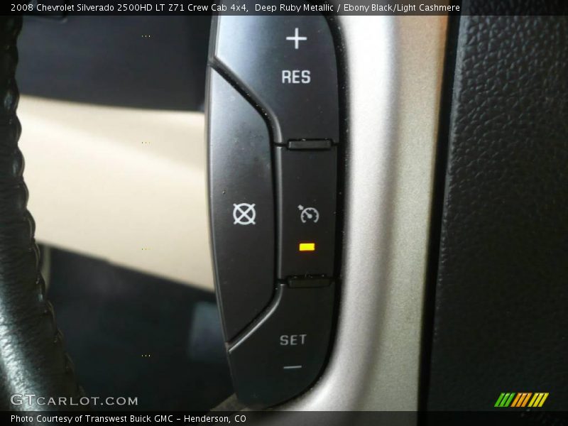 Deep Ruby Metallic / Ebony Black/Light Cashmere 2008 Chevrolet Silverado 2500HD LT Z71 Crew Cab 4x4