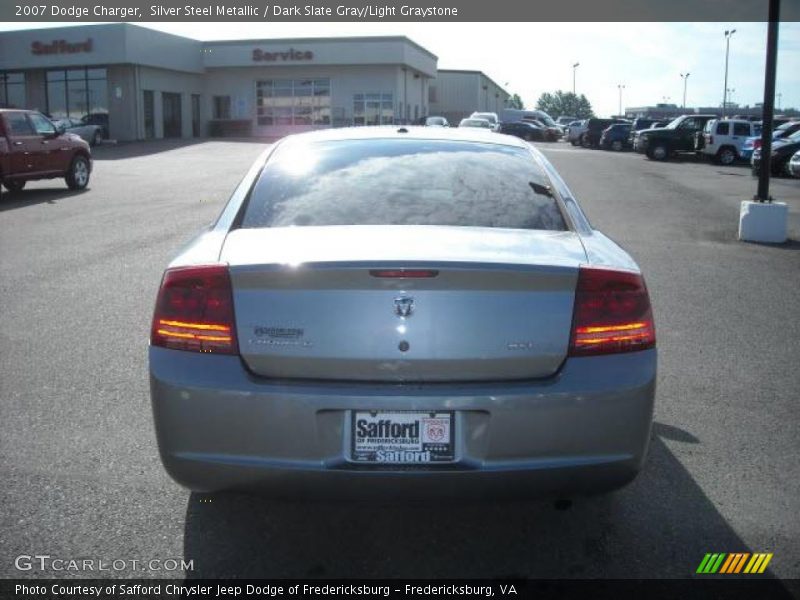 Silver Steel Metallic / Dark Slate Gray/Light Graystone 2007 Dodge Charger