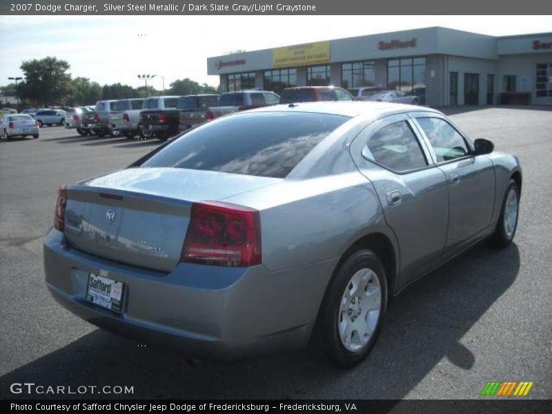 Silver Steel Metallic / Dark Slate Gray/Light Graystone 2007 Dodge Charger