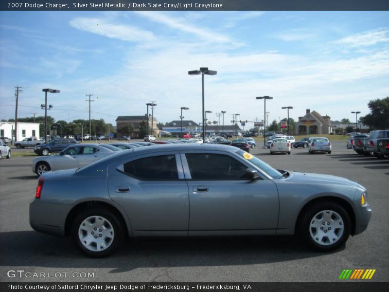 Silver Steel Metallic / Dark Slate Gray/Light Graystone 2007 Dodge Charger