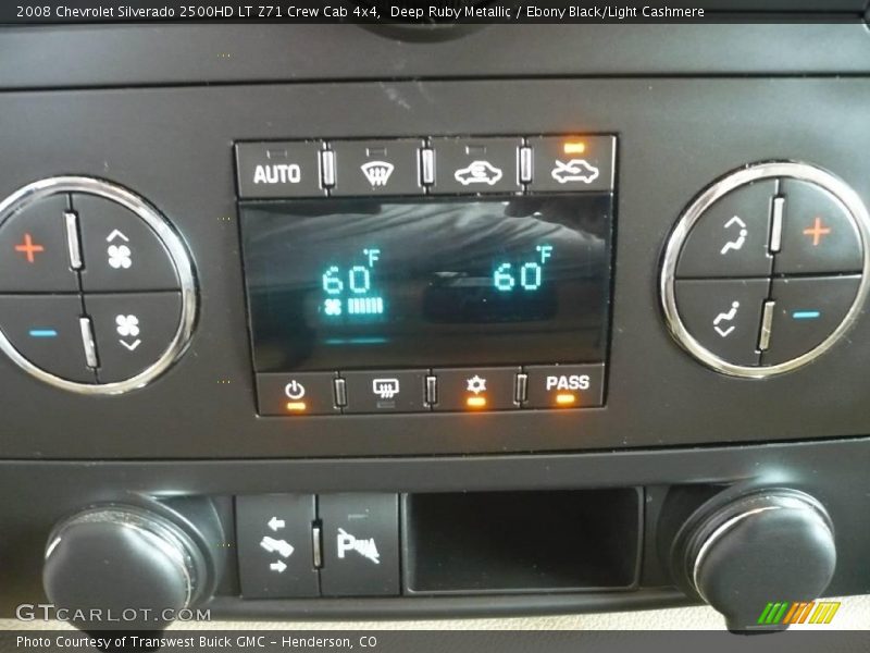 Deep Ruby Metallic / Ebony Black/Light Cashmere 2008 Chevrolet Silverado 2500HD LT Z71 Crew Cab 4x4