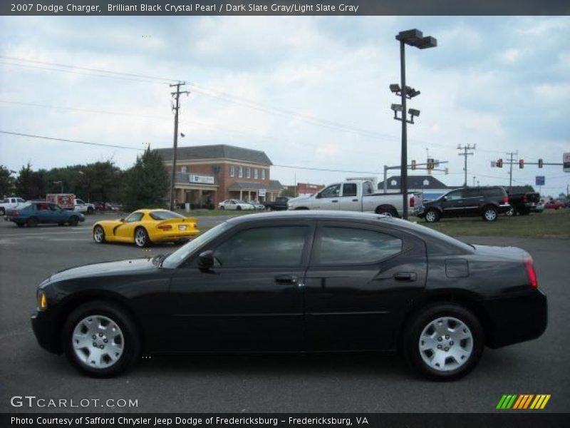 Brilliant Black Crystal Pearl / Dark Slate Gray/Light Slate Gray 2007 Dodge Charger