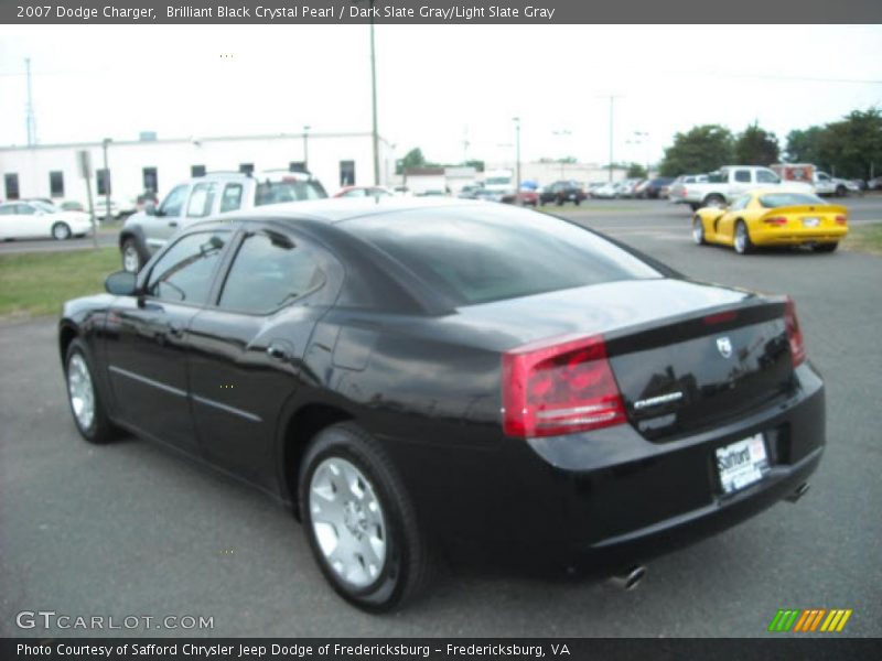 Brilliant Black Crystal Pearl / Dark Slate Gray/Light Slate Gray 2007 Dodge Charger