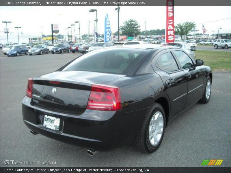 Brilliant Black Crystal Pearl / Dark Slate Gray/Light Slate Gray 2007 Dodge Charger