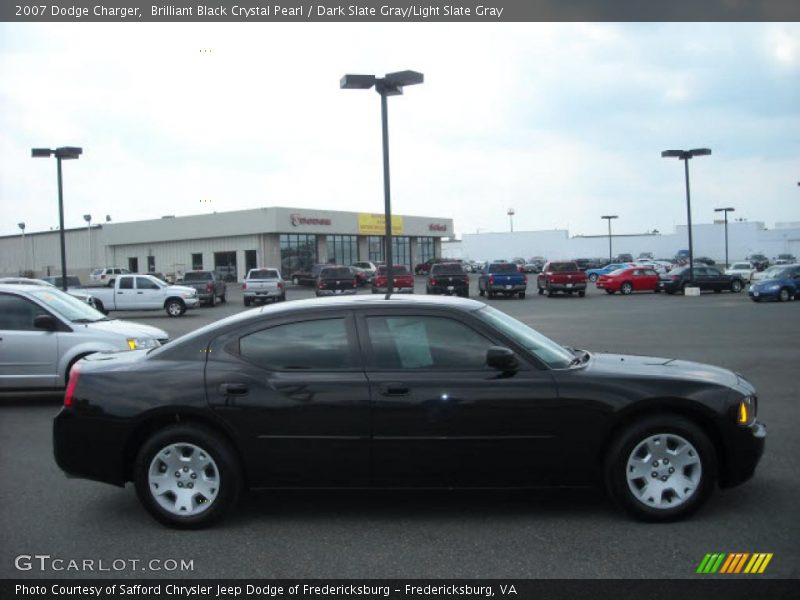 Brilliant Black Crystal Pearl / Dark Slate Gray/Light Slate Gray 2007 Dodge Charger