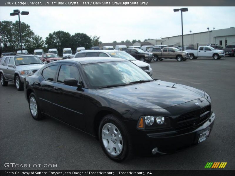 Brilliant Black Crystal Pearl / Dark Slate Gray/Light Slate Gray 2007 Dodge Charger