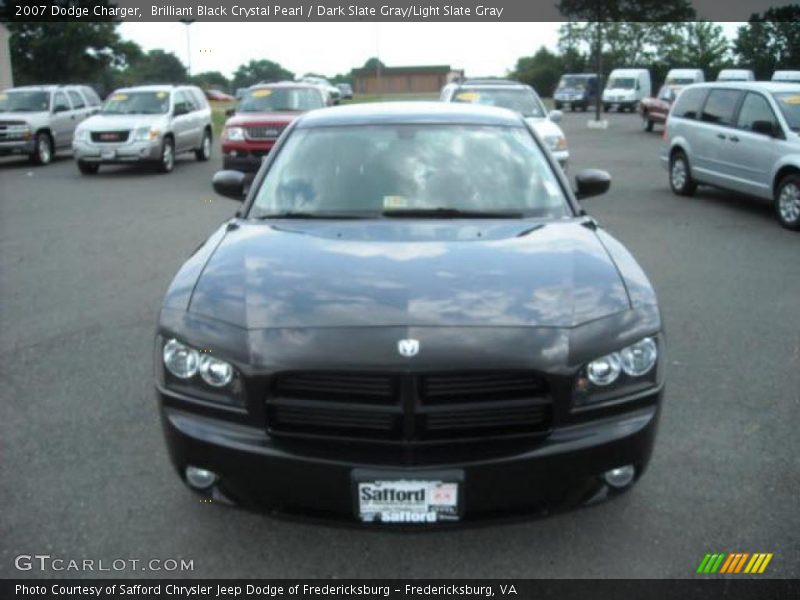 Brilliant Black Crystal Pearl / Dark Slate Gray/Light Slate Gray 2007 Dodge Charger
