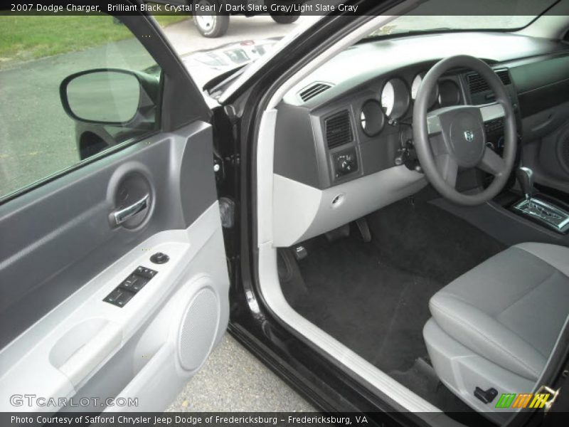Brilliant Black Crystal Pearl / Dark Slate Gray/Light Slate Gray 2007 Dodge Charger