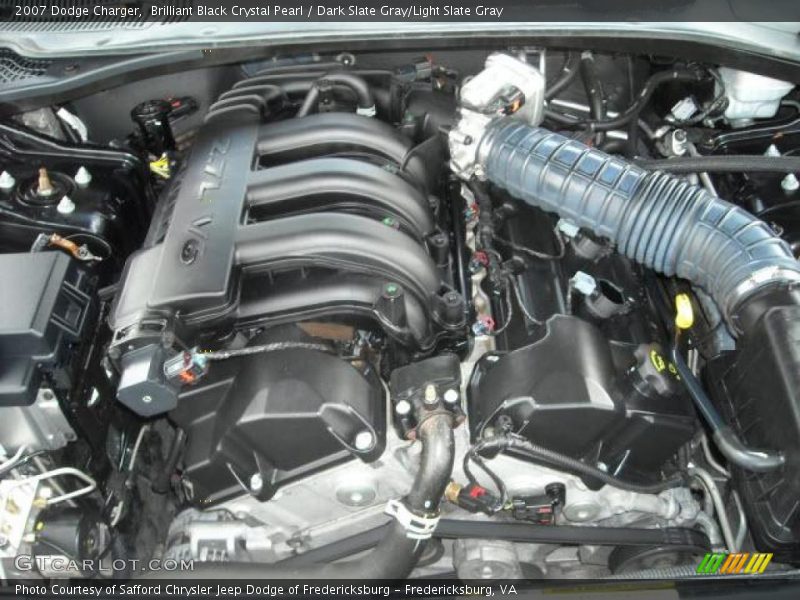 Brilliant Black Crystal Pearl / Dark Slate Gray/Light Slate Gray 2007 Dodge Charger