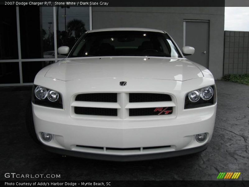 Stone White / Dark Slate Gray 2007 Dodge Charger R/T