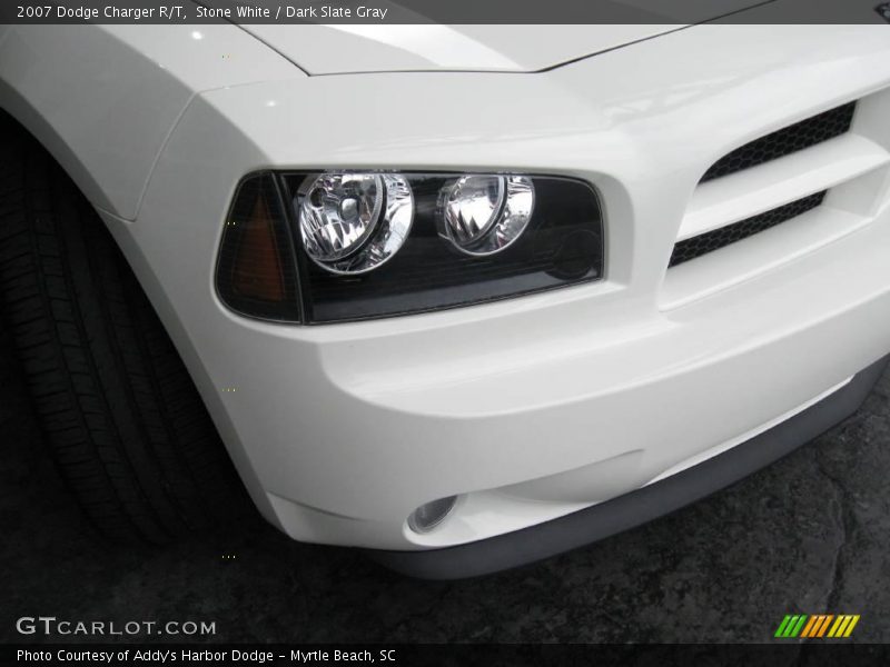Stone White / Dark Slate Gray 2007 Dodge Charger R/T