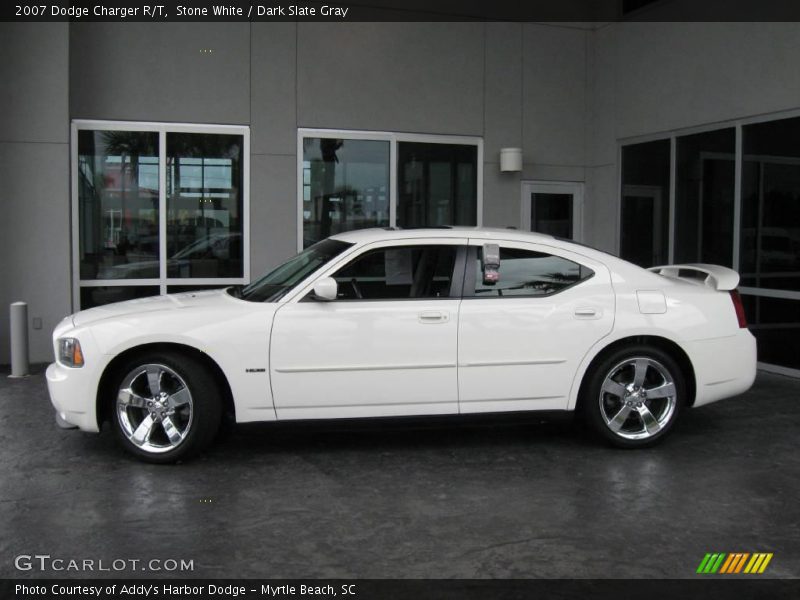 Stone White / Dark Slate Gray 2007 Dodge Charger R/T