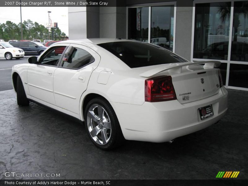 Stone White / Dark Slate Gray 2007 Dodge Charger R/T