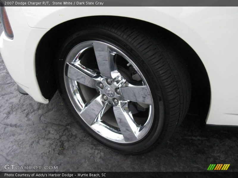 Stone White / Dark Slate Gray 2007 Dodge Charger R/T