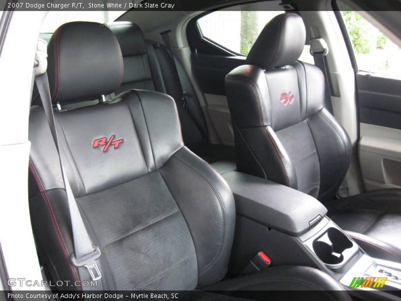 Stone White / Dark Slate Gray 2007 Dodge Charger R/T