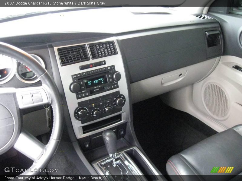 Stone White / Dark Slate Gray 2007 Dodge Charger R/T