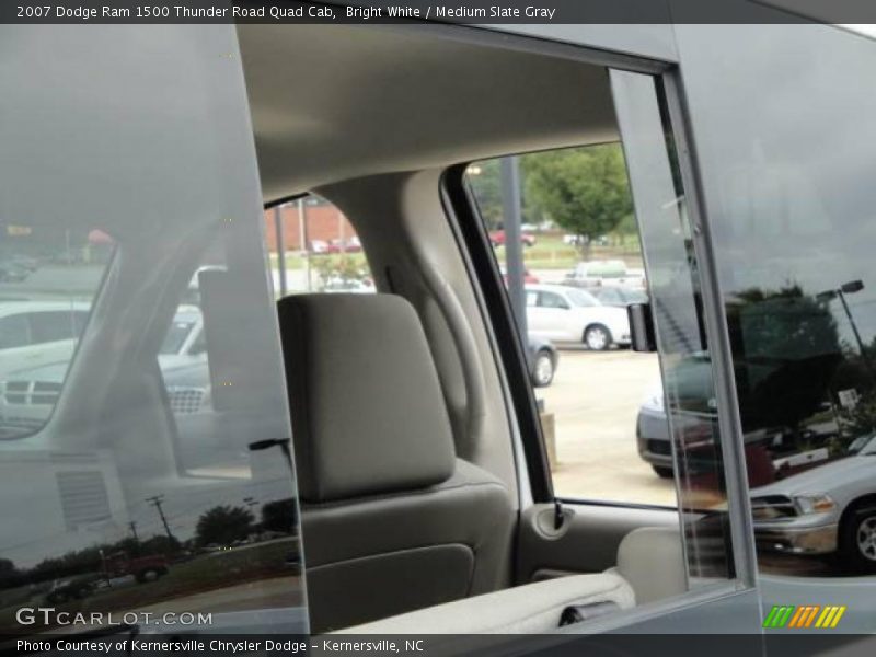 Bright White / Medium Slate Gray 2007 Dodge Ram 1500 Thunder Road Quad Cab