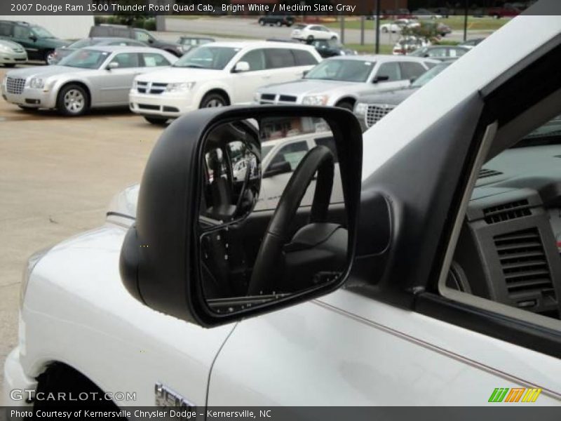 Bright White / Medium Slate Gray 2007 Dodge Ram 1500 Thunder Road Quad Cab