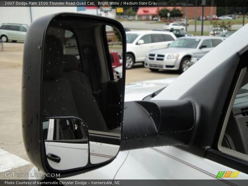 Bright White / Medium Slate Gray 2007 Dodge Ram 1500 Thunder Road Quad Cab