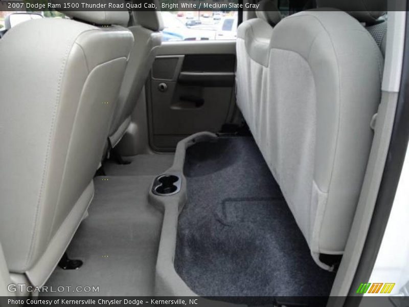 Bright White / Medium Slate Gray 2007 Dodge Ram 1500 Thunder Road Quad Cab