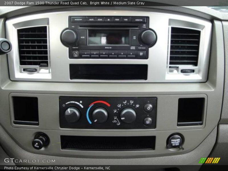 Bright White / Medium Slate Gray 2007 Dodge Ram 1500 Thunder Road Quad Cab