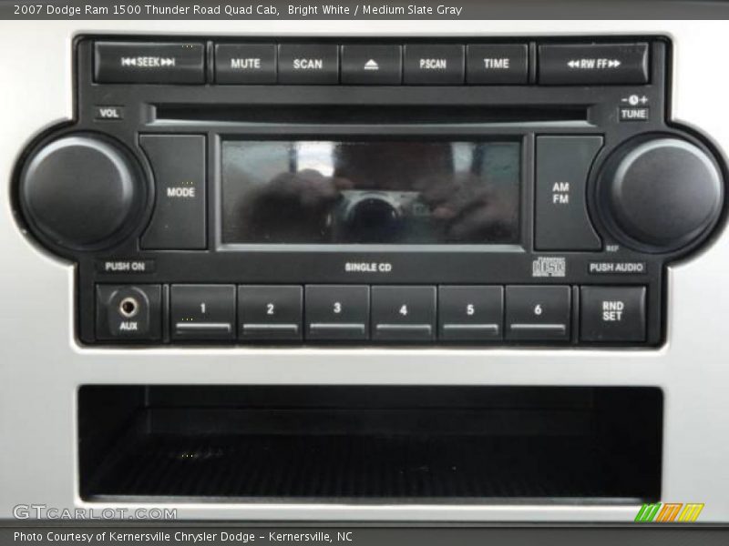 Bright White / Medium Slate Gray 2007 Dodge Ram 1500 Thunder Road Quad Cab
