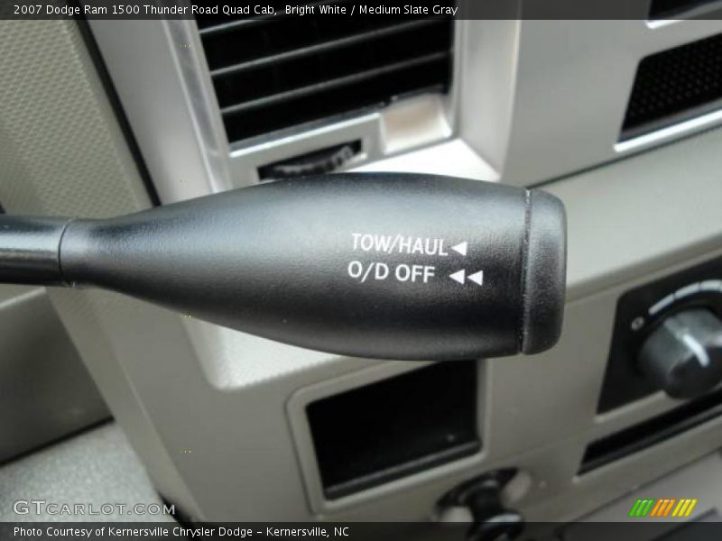 Bright White / Medium Slate Gray 2007 Dodge Ram 1500 Thunder Road Quad Cab