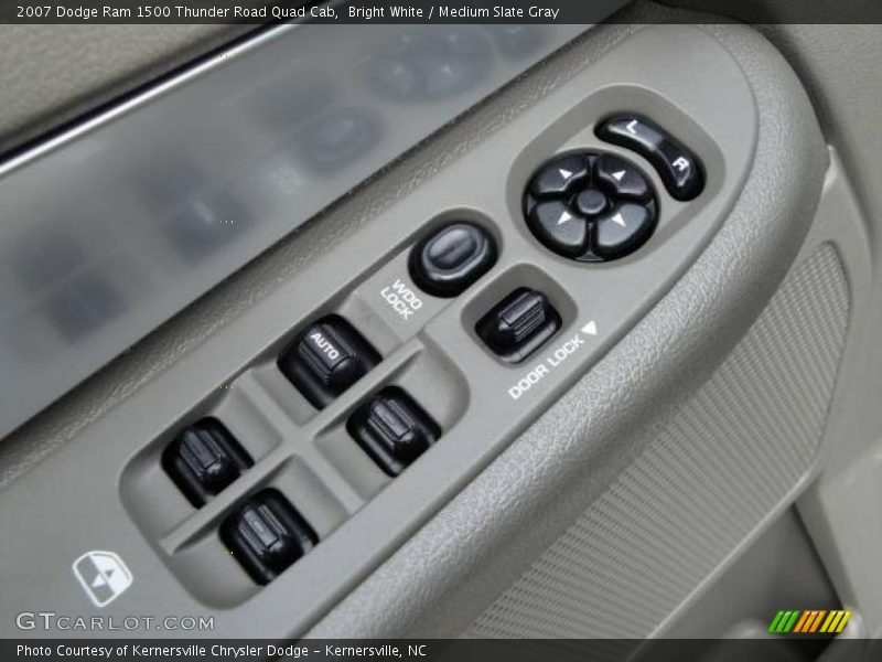 Bright White / Medium Slate Gray 2007 Dodge Ram 1500 Thunder Road Quad Cab