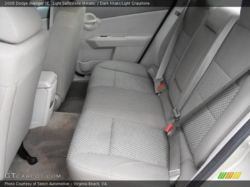 Light Sandstone Metallic / Dark Khaki/Light Graystone 2008 Dodge Avenger SE