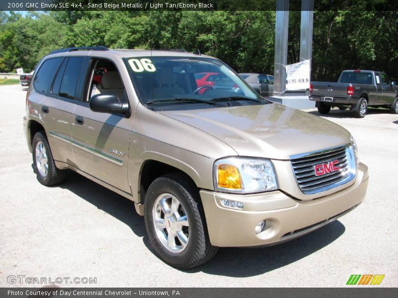 Sand Beige Metallic / Light Tan/Ebony Black 2006 GMC Envoy SLE 4x4