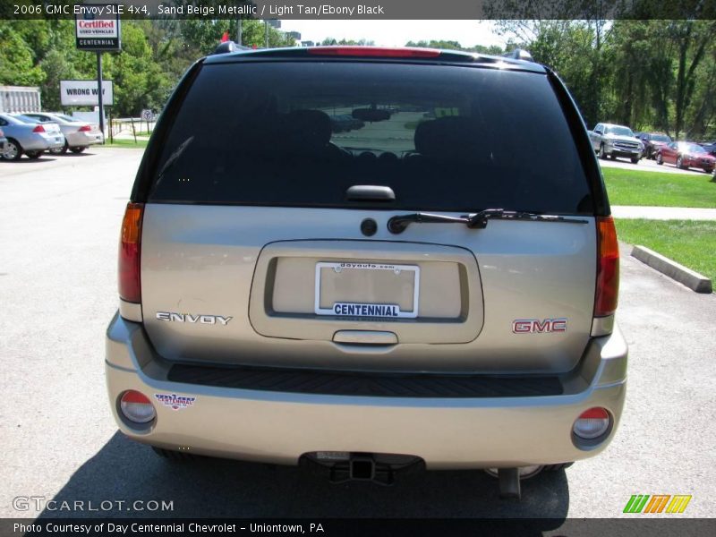 Sand Beige Metallic / Light Tan/Ebony Black 2006 GMC Envoy SLE 4x4