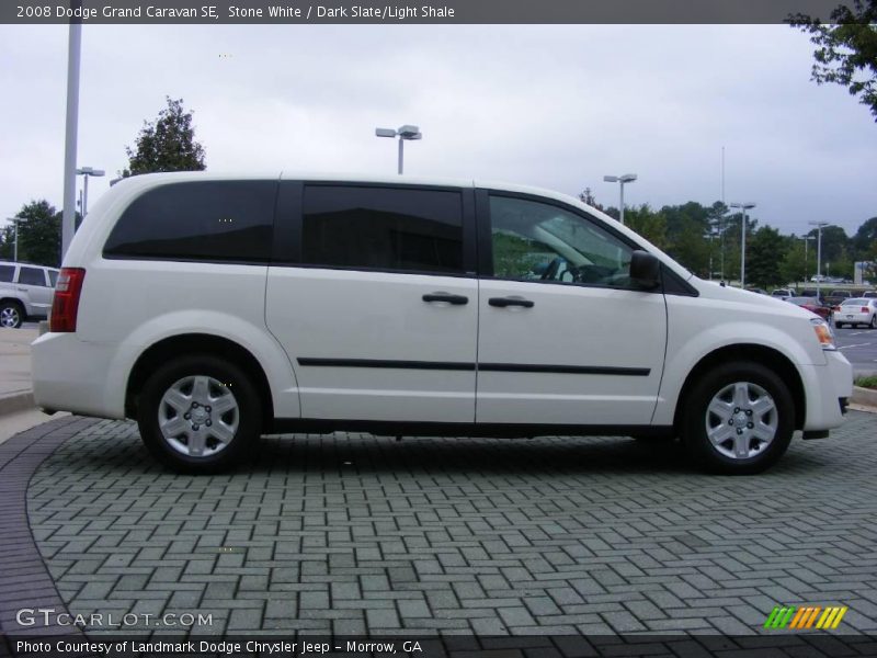 Stone White / Dark Slate/Light Shale 2008 Dodge Grand Caravan SE
