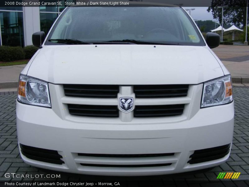 Stone White / Dark Slate/Light Shale 2008 Dodge Grand Caravan SE