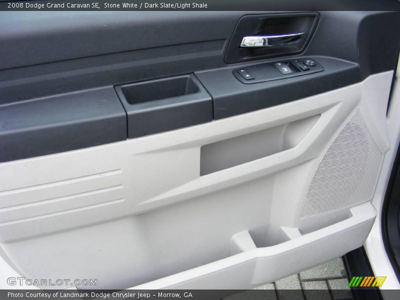 Stone White / Dark Slate/Light Shale 2008 Dodge Grand Caravan SE