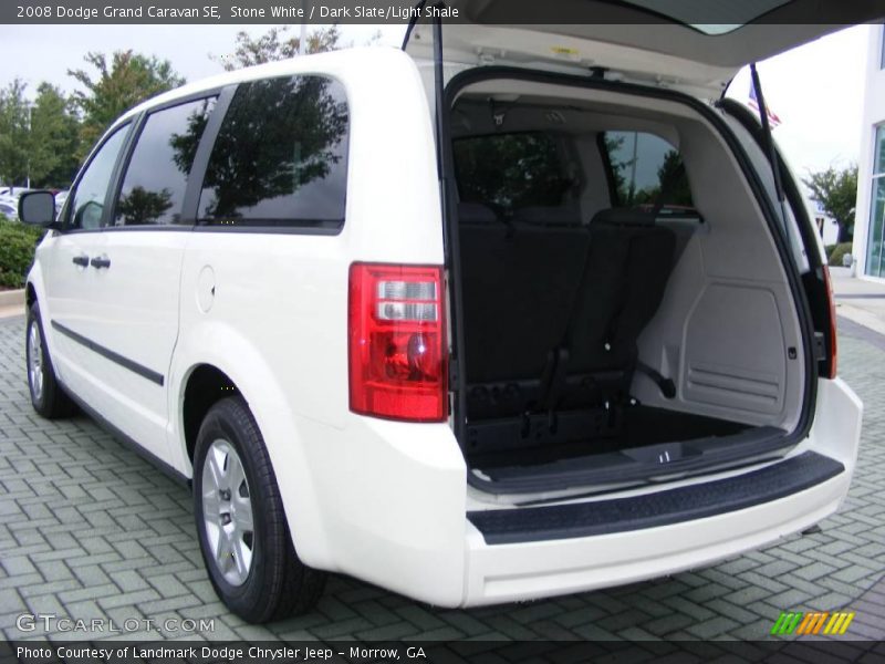 Stone White / Dark Slate/Light Shale 2008 Dodge Grand Caravan SE