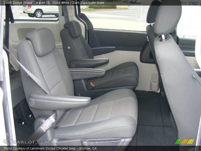 Stone White / Dark Slate/Light Shale 2008 Dodge Grand Caravan SE