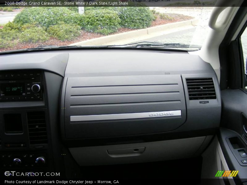 Stone White / Dark Slate/Light Shale 2008 Dodge Grand Caravan SE