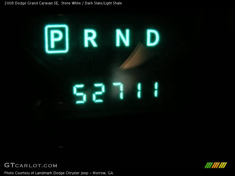 Stone White / Dark Slate/Light Shale 2008 Dodge Grand Caravan SE