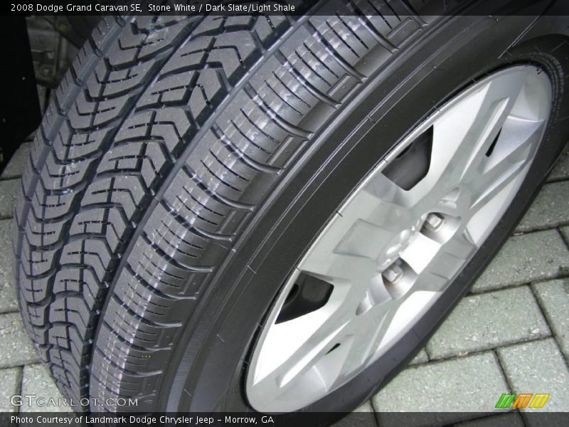 Stone White / Dark Slate/Light Shale 2008 Dodge Grand Caravan SE