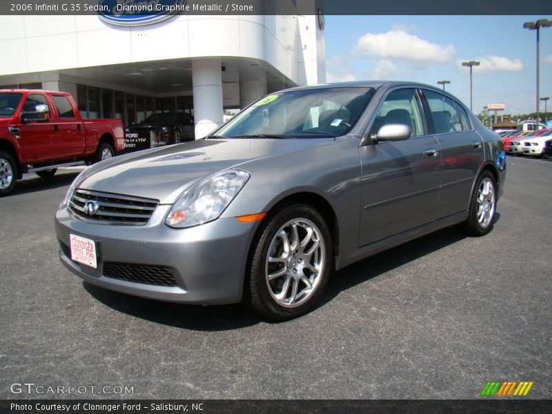 Diamond Graphite Metallic / Stone 2006 Infiniti G 35 Sedan