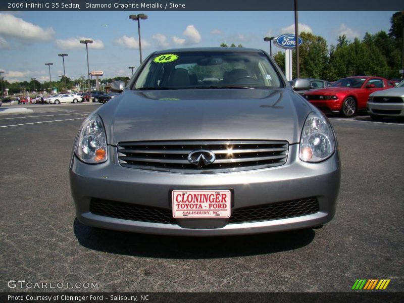 Diamond Graphite Metallic / Stone 2006 Infiniti G 35 Sedan