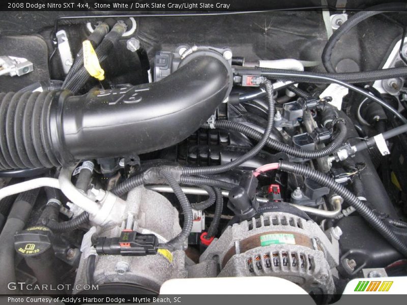 Stone White / Dark Slate Gray/Light Slate Gray 2008 Dodge Nitro SXT 4x4
