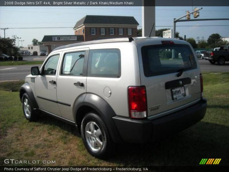 Bright Silver Metallic / Dark Khaki/Medium Khaki 2008 Dodge Nitro SXT 4x4