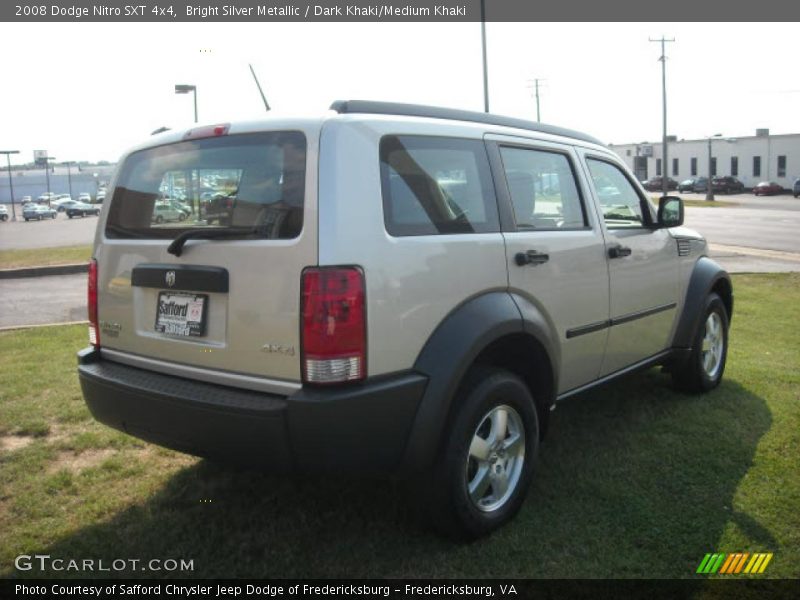 Bright Silver Metallic / Dark Khaki/Medium Khaki 2008 Dodge Nitro SXT 4x4