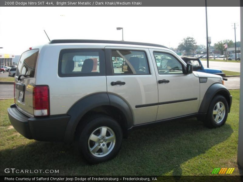 Bright Silver Metallic / Dark Khaki/Medium Khaki 2008 Dodge Nitro SXT 4x4