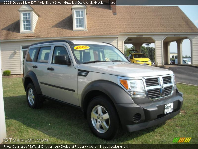 Bright Silver Metallic / Dark Khaki/Medium Khaki 2008 Dodge Nitro SXT 4x4