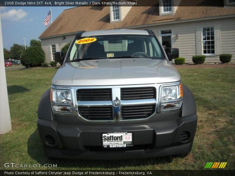 Bright Silver Metallic / Dark Khaki/Medium Khaki 2008 Dodge Nitro SXT 4x4