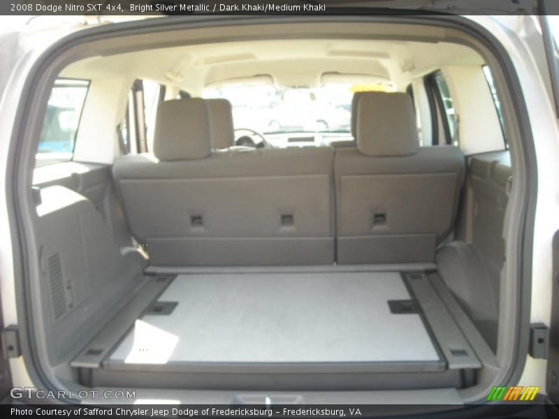 Bright Silver Metallic / Dark Khaki/Medium Khaki 2008 Dodge Nitro SXT 4x4